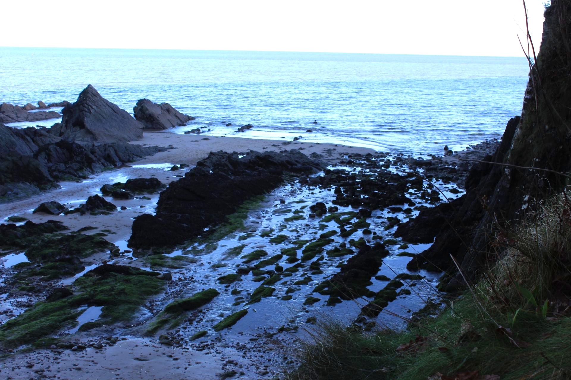 Glen Beach at Saundersfoot at low tide